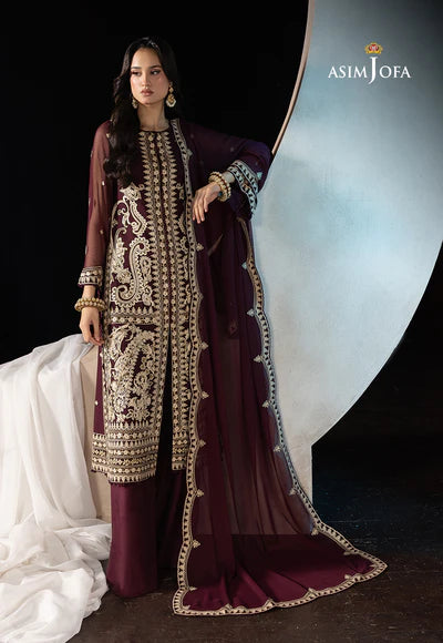 Daneen - Embroidered Chiffon - 3 Pcs