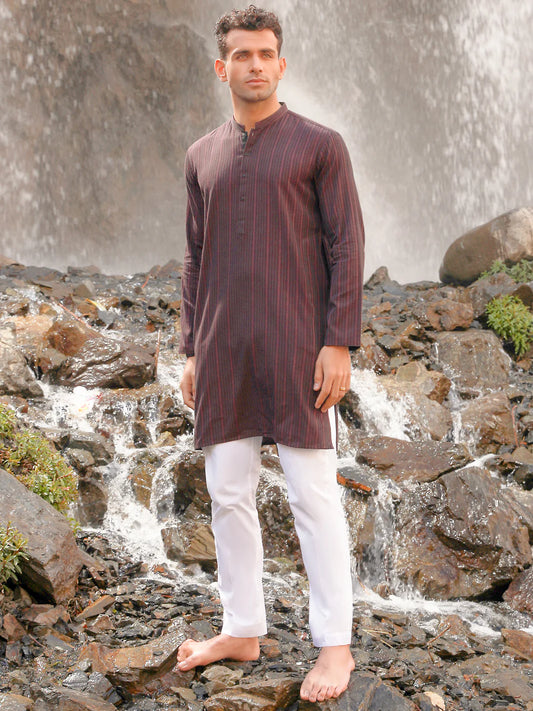 Dark Purple Kurta