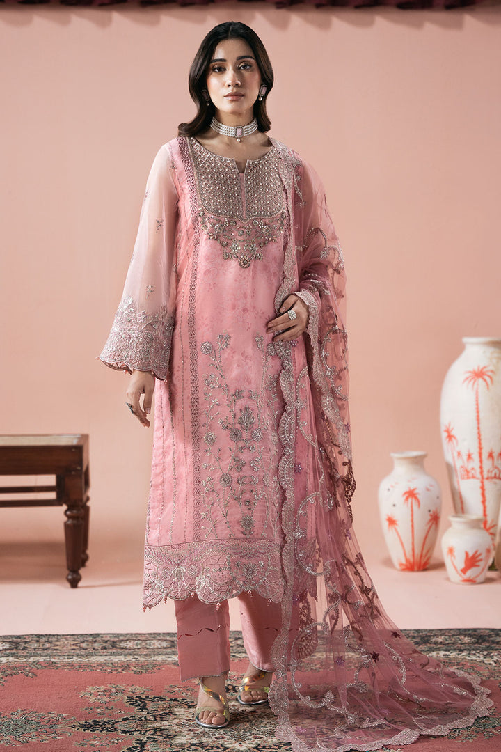 Jasmine - Organza Embroidered Suit - 3PC