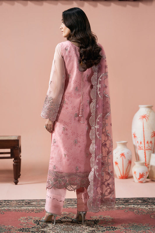 Jasmine - Organza Embroidered Suit - 3PC