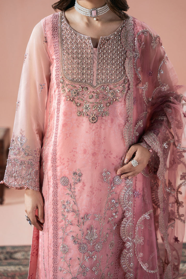 Jasmine - Organza Embroidered Suit - 3PC