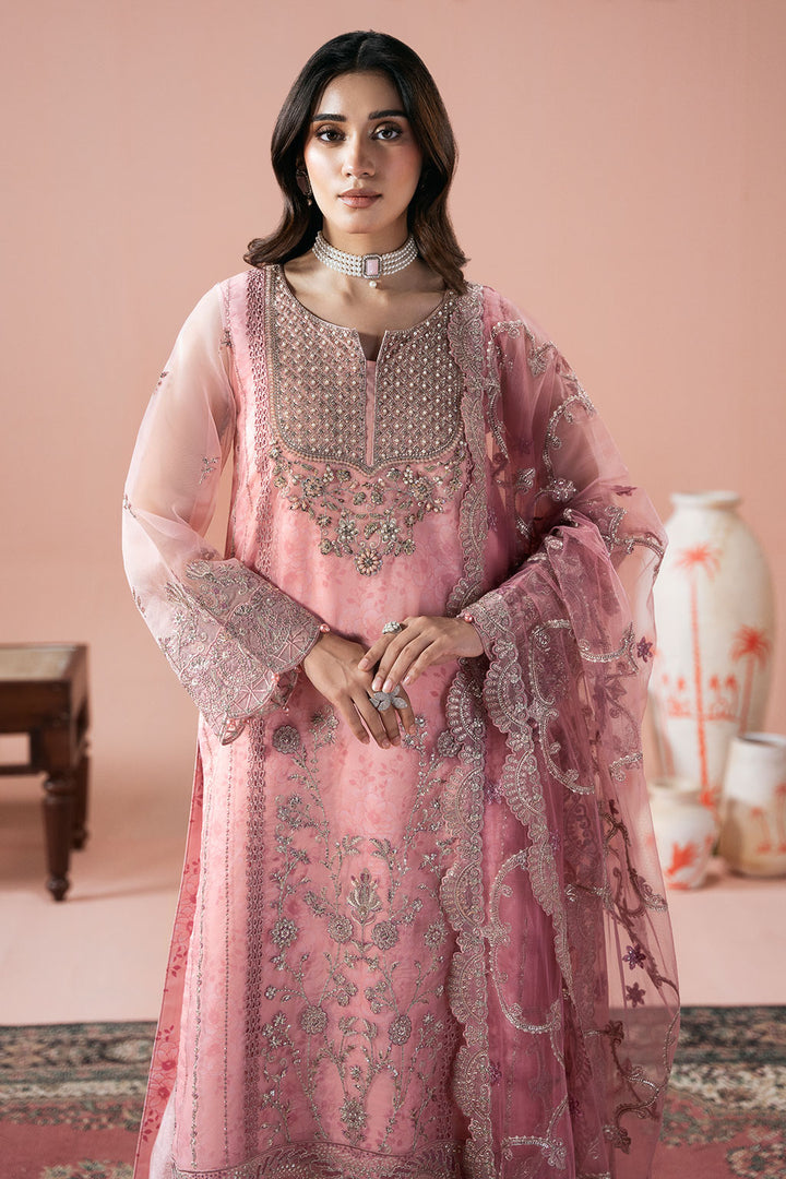 Jasmine - Organza Embroidered Suit - 3PC