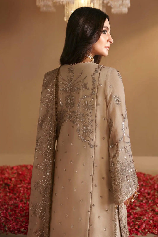 Kiran- Embroidered Chiffon Suit- 3 PC