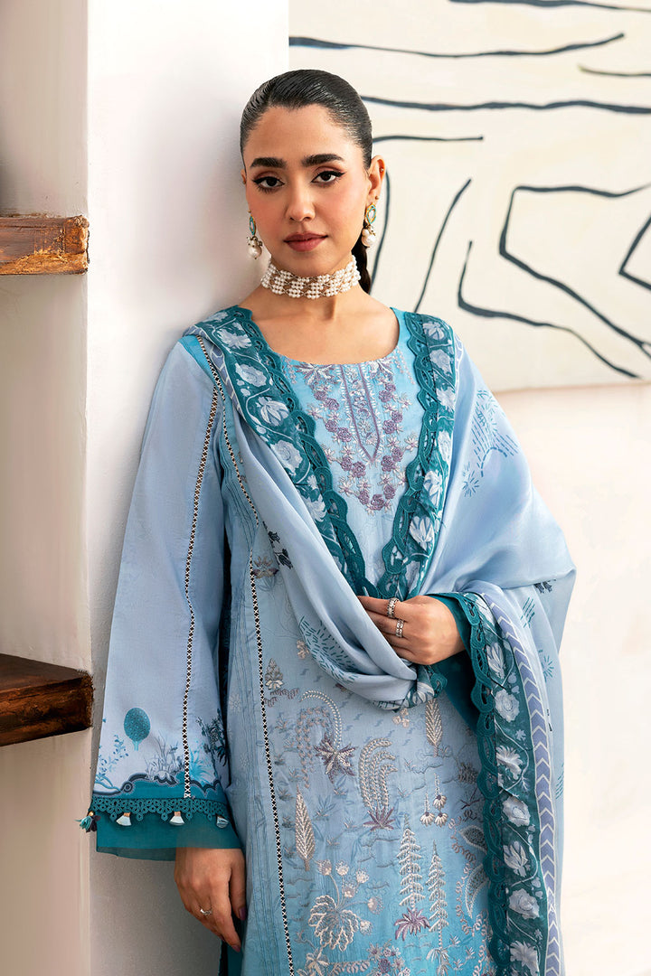 Laila- Embroidered Lawn Suit -3PC