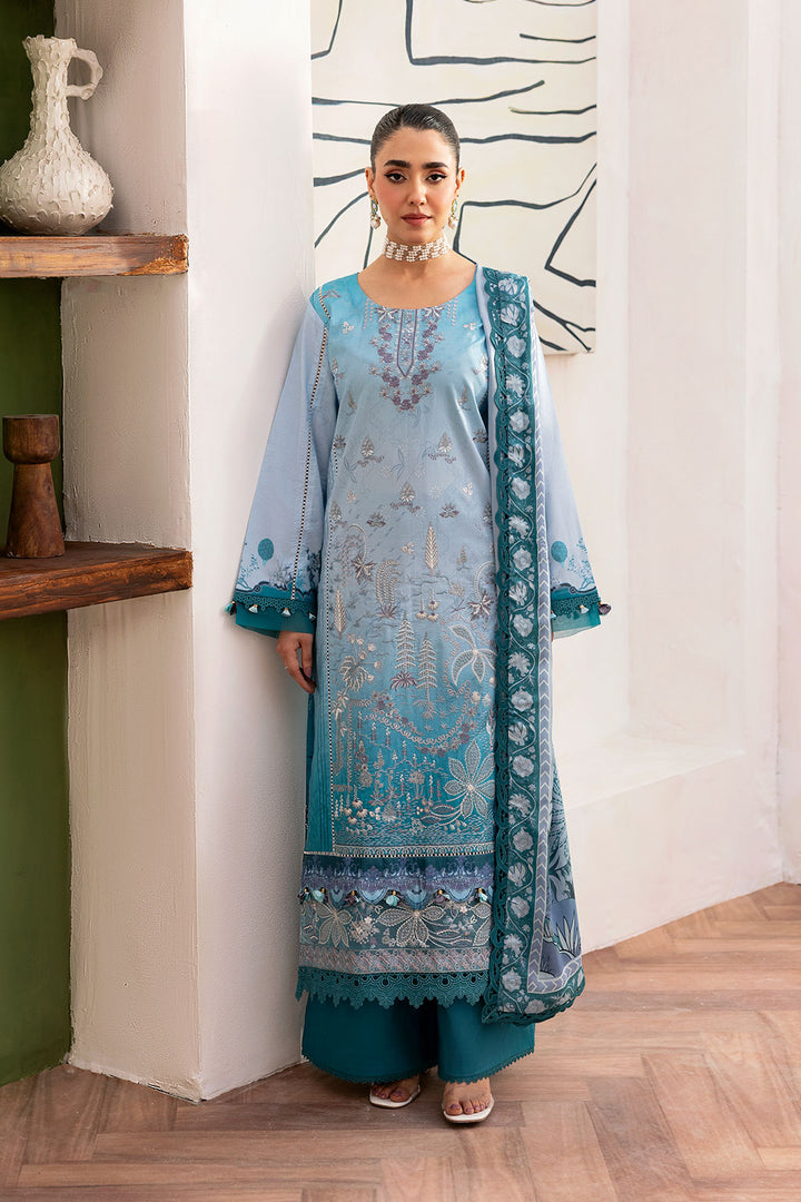 Laila- Embroidered Lawn Suit -3PC