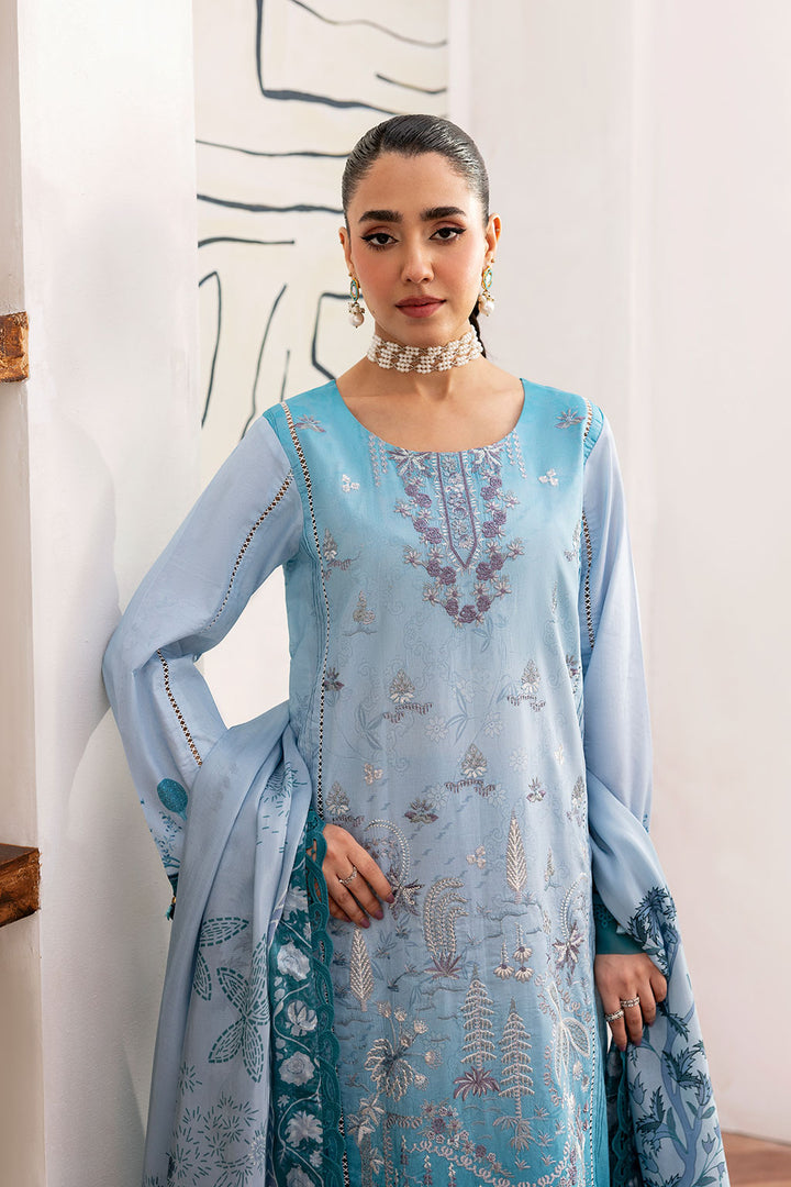 Laila- Embroidered Lawn Suit -3PC