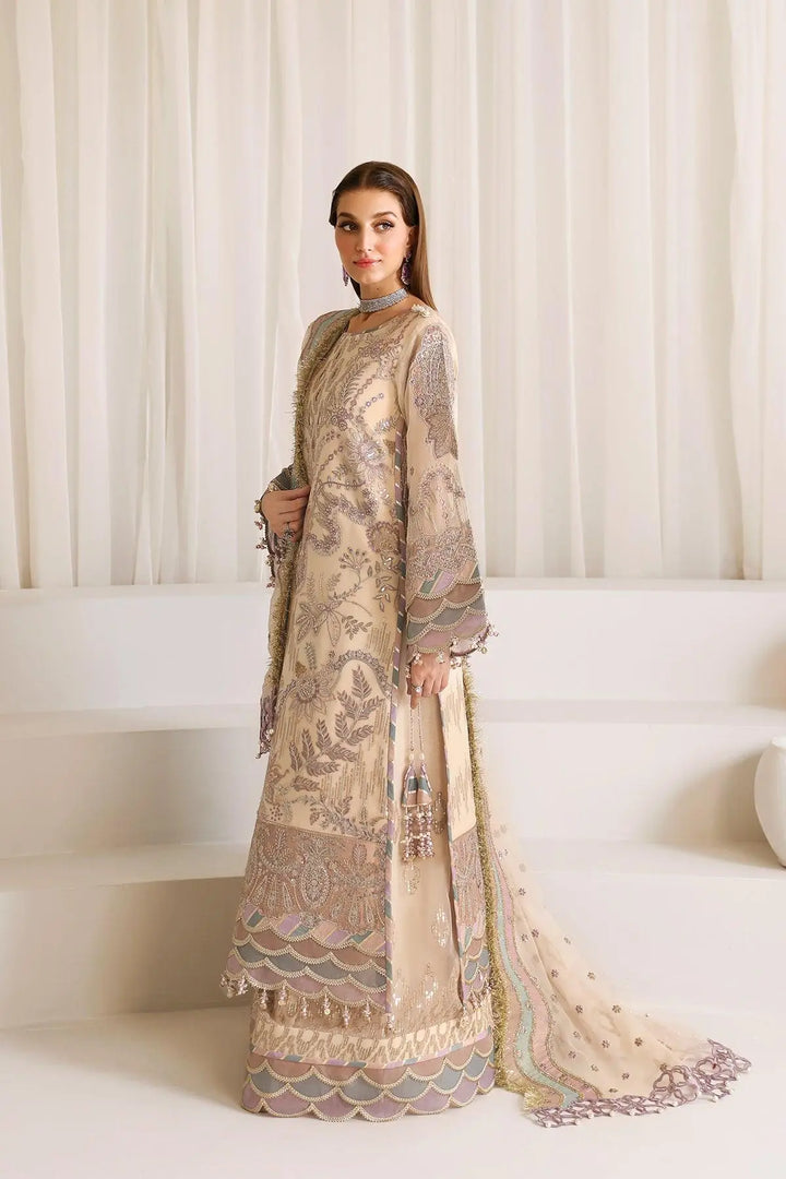 Mysa - Embroidered Chiffon Suit - 3 PC