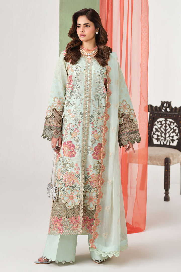 Yushma- Embroidered Lawn Suit -3PC