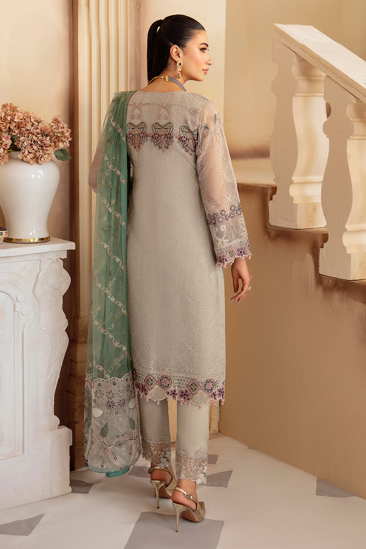 Alice - Embroidered Organza Suit -3PC