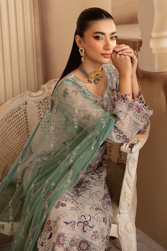 Alice - Embroidered Organza Suit -3PC