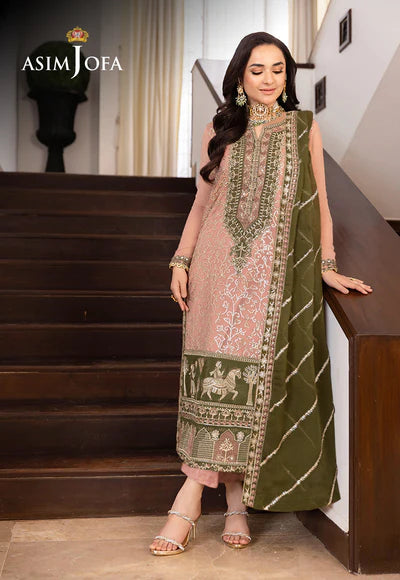 Amal- Embroidered Chiffon - 3 Pcs