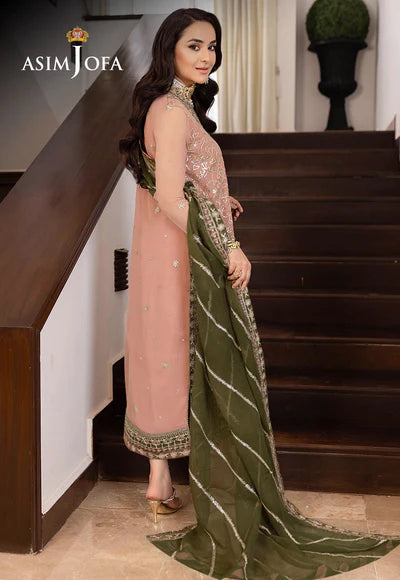 Amal- Embroidered Chiffon - 3 Pcs