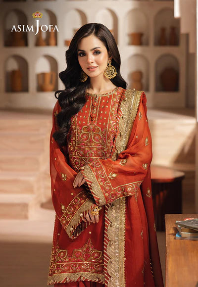 Arya - Embroidered Chiffon - 3 Pcs