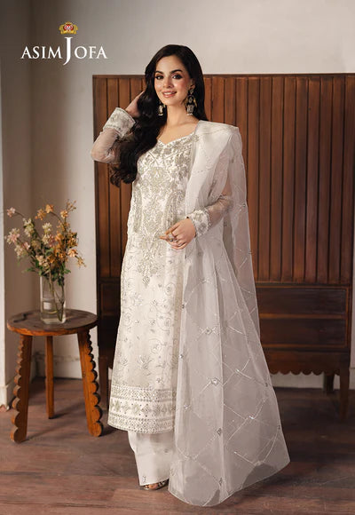 Bina - Embroidered Organza - 3 Pcs