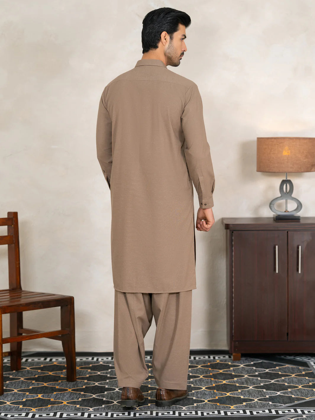 Brown - Kameez Shalwar