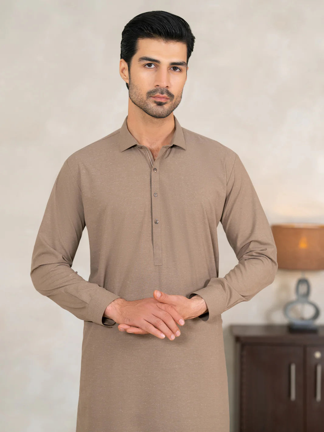 Brown - Kameez Shalwar