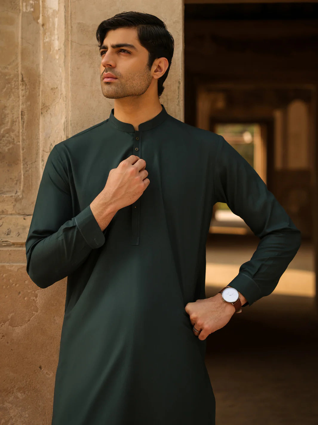 Green Kameez Shalwar
