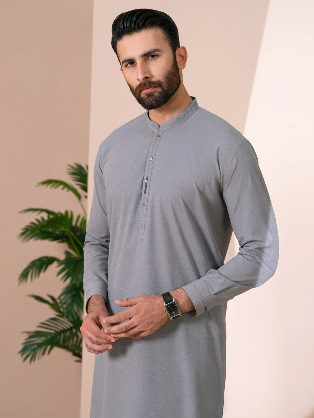 Grey - Kameez Shalwar