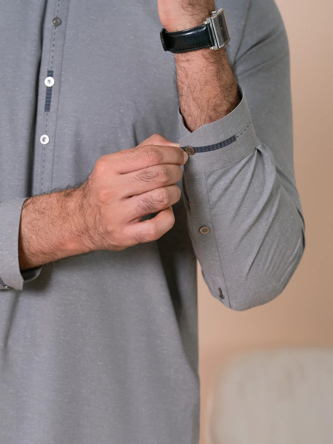 Grey - Kameez Shalwar