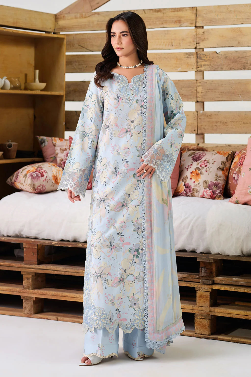 Heba- Lawn Digital Printed Suit -3PC