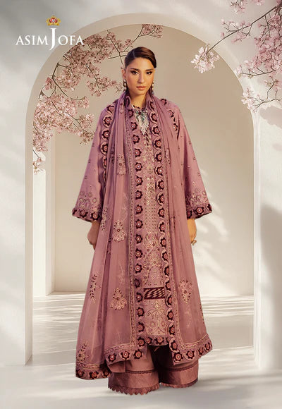 Huda - Embroidered Lawn - 3 Pcs