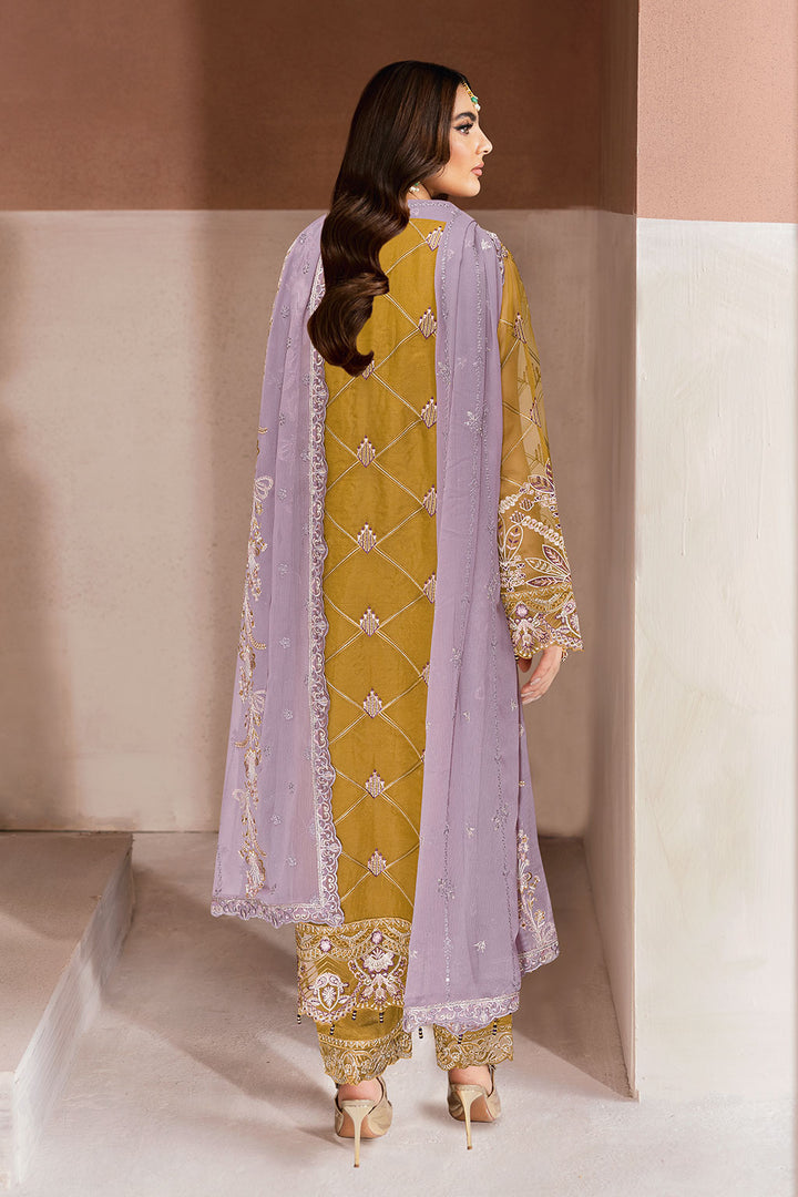 Iman - Organza Embroidered Suit - 3PC
