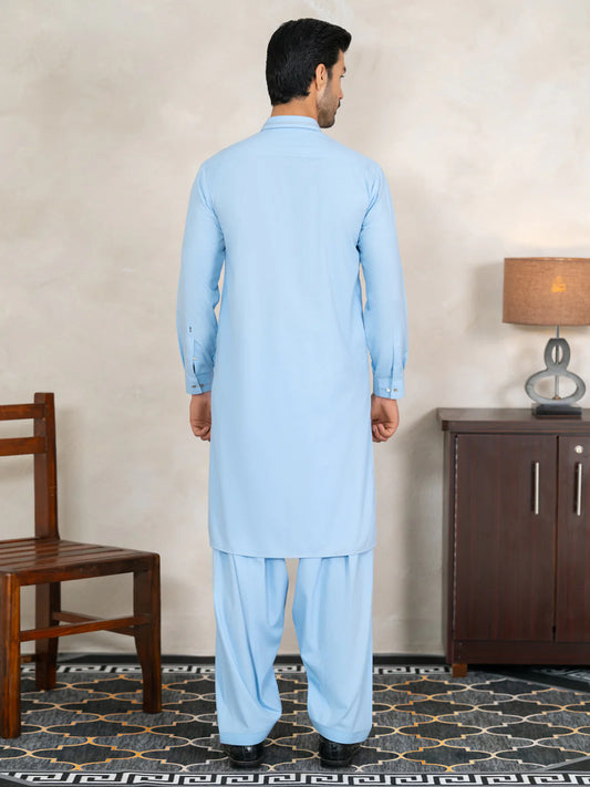 Light Blue Kameez Shalwar