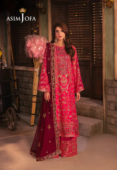 Lina- Embroidered Chiffon - 3 Pcs