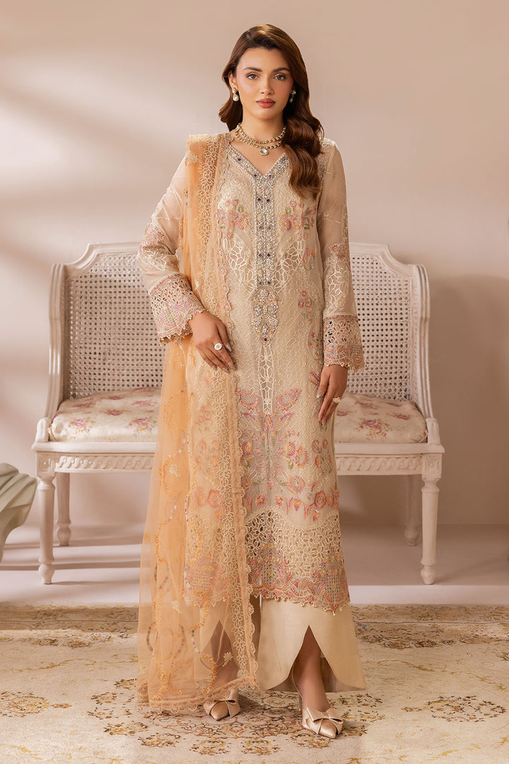 Maya - Chiffon Embroidered Suit -3PC