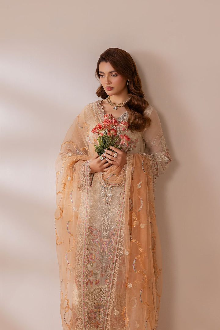 Maya - Chiffon Embroidered Suit -3PC