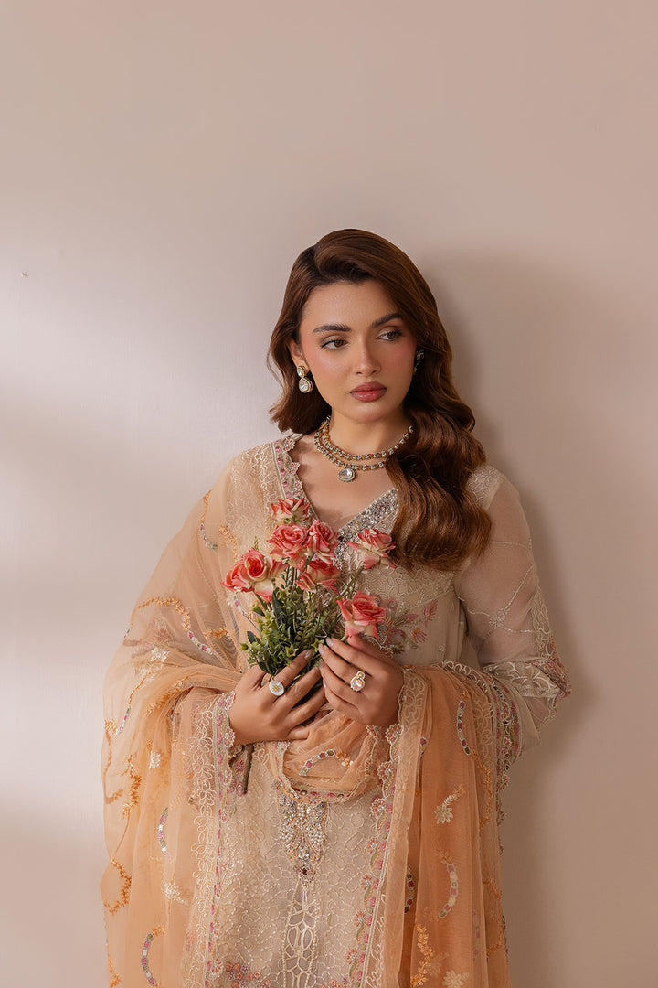 Maya - Chiffon Embroidered Suit -3PC
