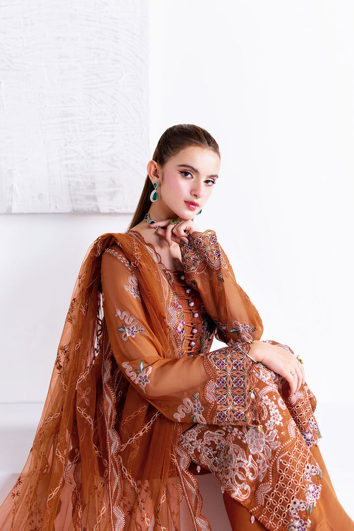 Rimsha - Chiffon Embroidered Suit - 3PC