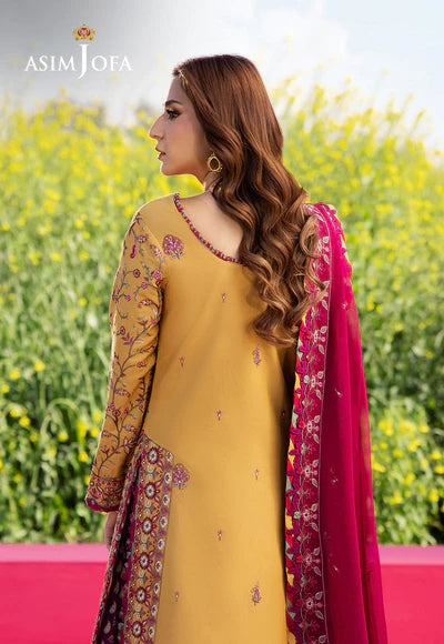 Sama -Embroidered Lawn - 3 Pcs