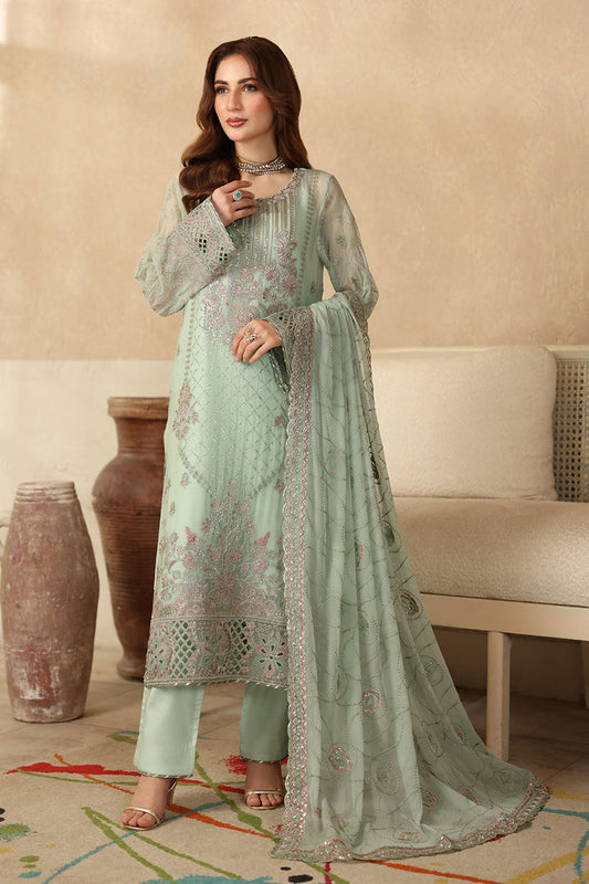 Sonehri - Chiffon Embroidered Suit - 3PC
