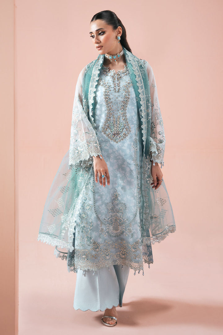 Tanya - Organza Embroidered Suit - 3PC