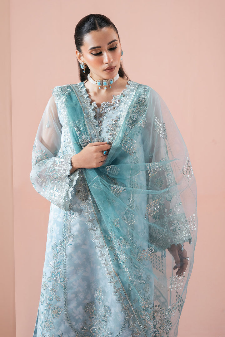 Tanya - Organza Embroidered Suit - 3PC