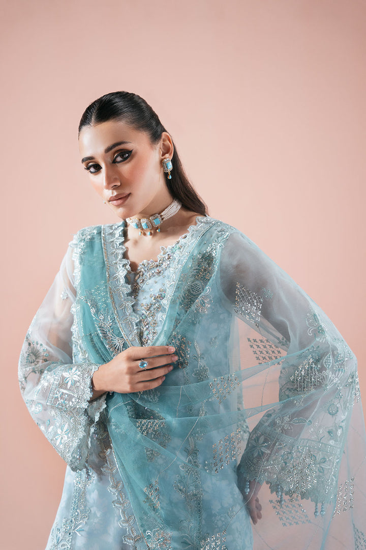 Tanya - Organza Embroidered Suit - 3PC
