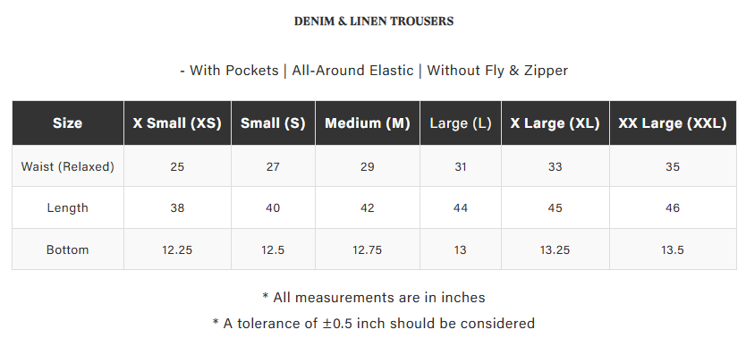 Light Blue Denim Kurta Trousers