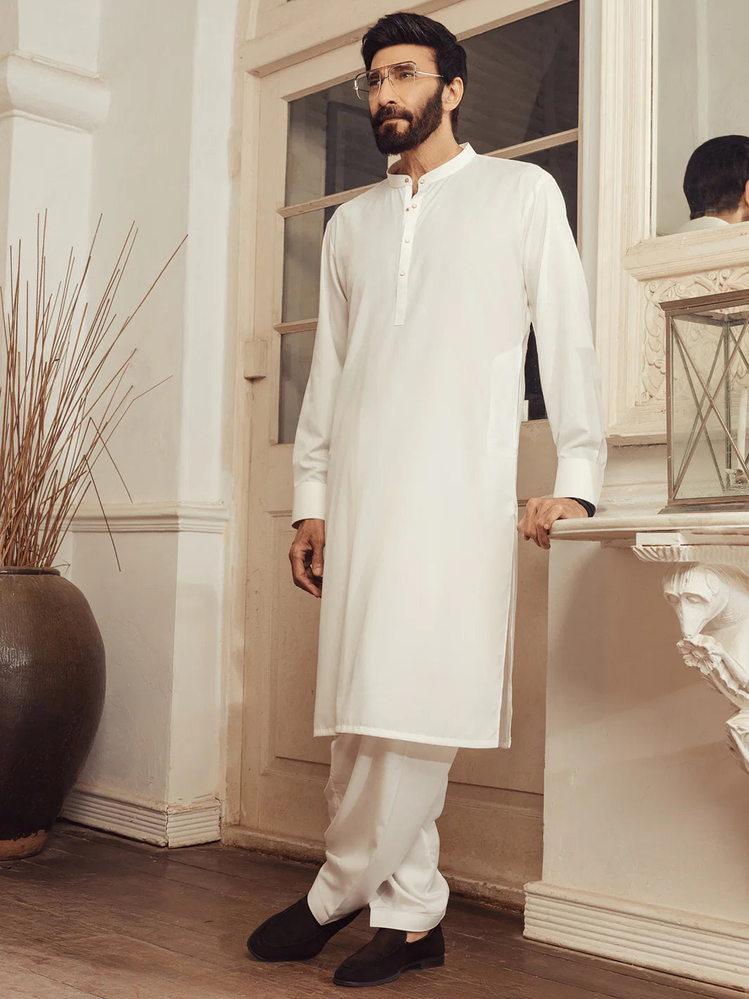 White Plain Kameez Shalwar