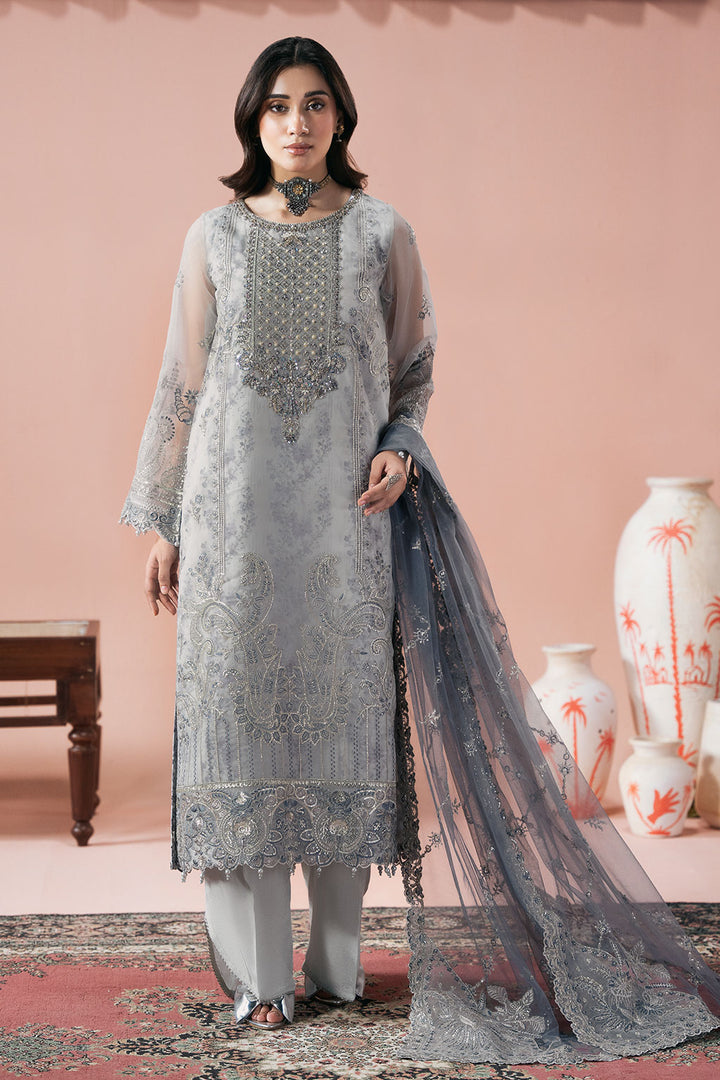 Zara - Organza Embroidered Suit -3PC