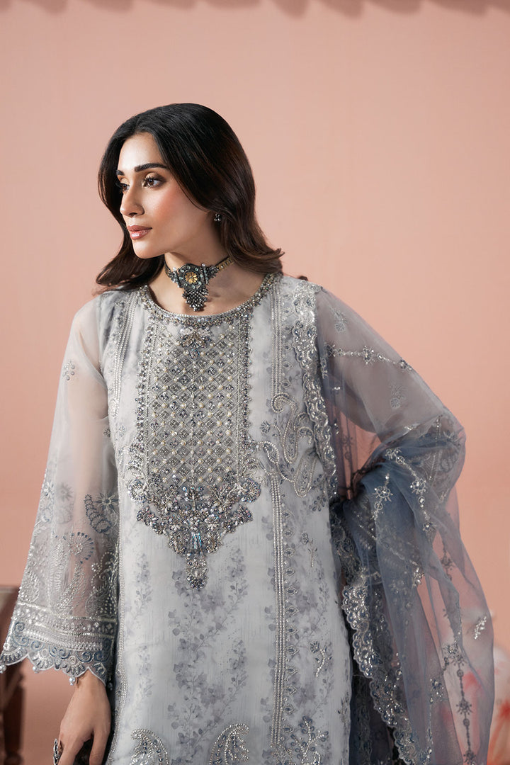 Zara - Organza Embroidered Suit -3PC